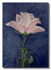 liron art, liron sissman, flower painting, oil painting, Georgia O'Keeffe, Aspiration