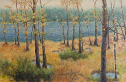 liron Sissman, Into the Forest, metaphorical landscape, landscape painting