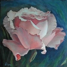 liron sissman, like an onion, flower painting, art, metaphorical nature