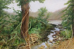 liron Sissman, Path, metaphorical landscape, landscape painting